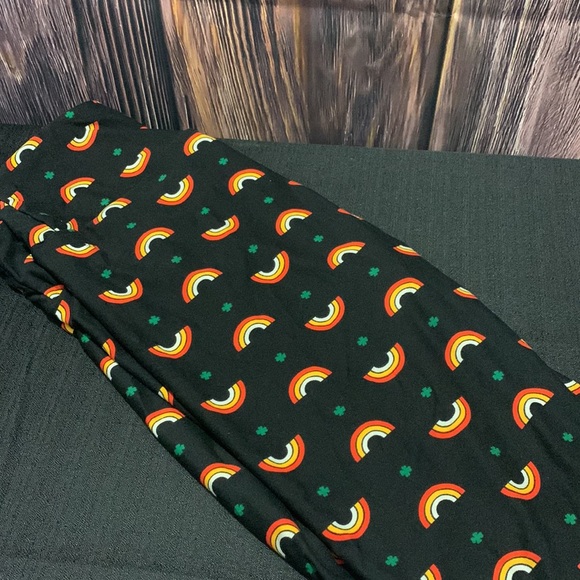 LuLaRoe Unicorn and Rainbow Leggings Lot OS - Picture 6 of 8